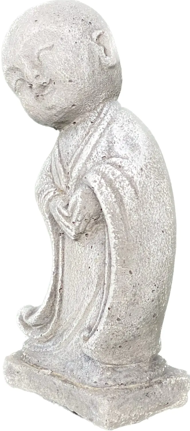  Product image 5 of the product “Jing - Monk, standing, bent sideways 20 cm H | cast stone ”